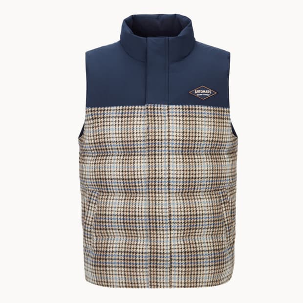 체크 패딩베스트 (Antomars)
