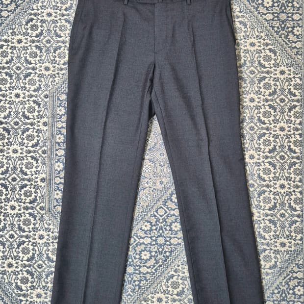 맨온더분 그레이 울 팬츠 (50)