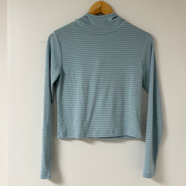 스트라이프 후드티