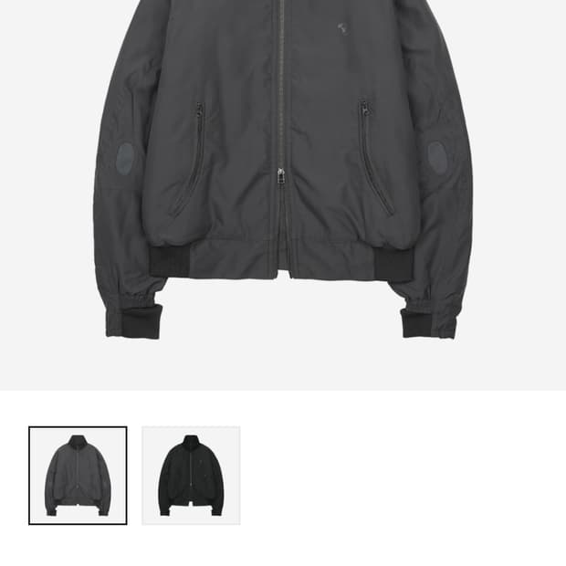 산산기어 25FW 봄버자켓 카키