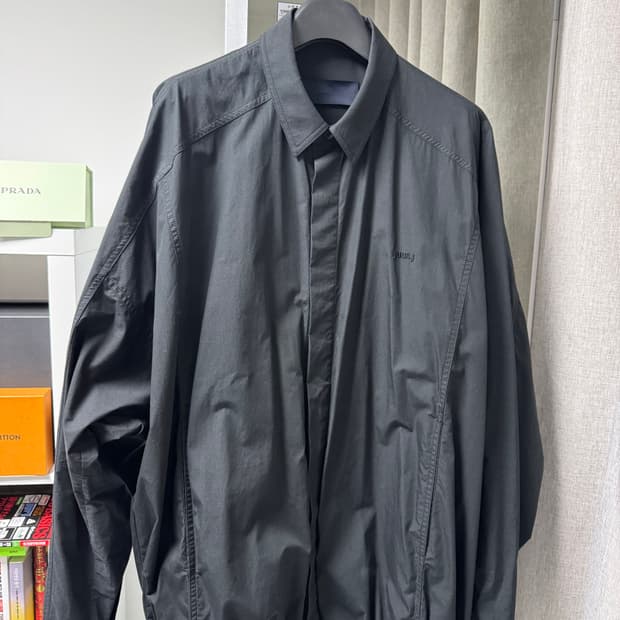 준지 juun.j 블랙 스트링 셔츠 자켓 46 stein 코모리 모이프