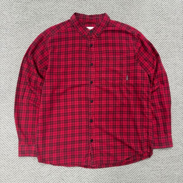 컬럼비아 체크 셔츠 v1341