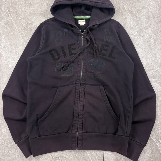 Diesel Hooded Zip-up   