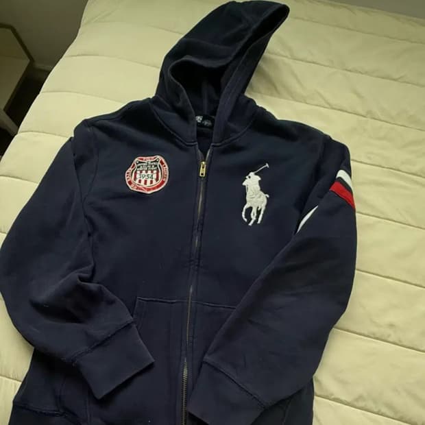 빅포니 폴로 후드집업