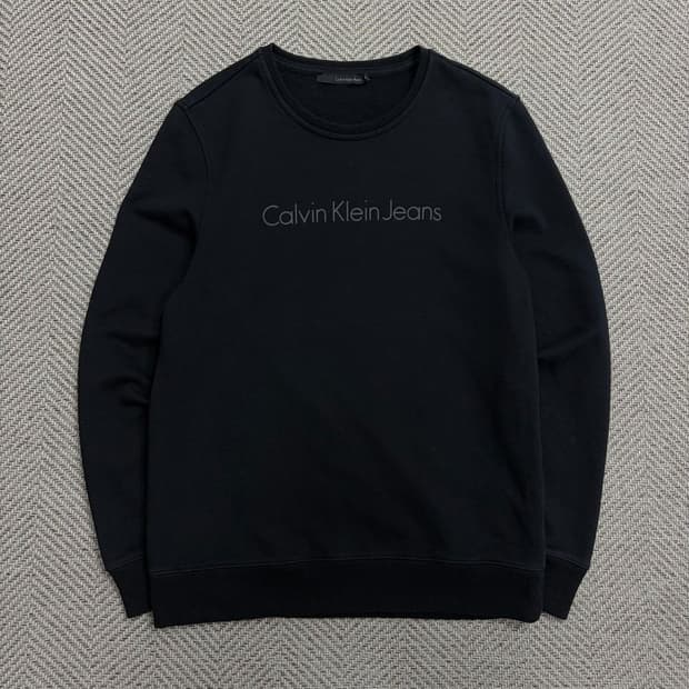 캘빈클라인진스 로고 맨투맨 v1727 