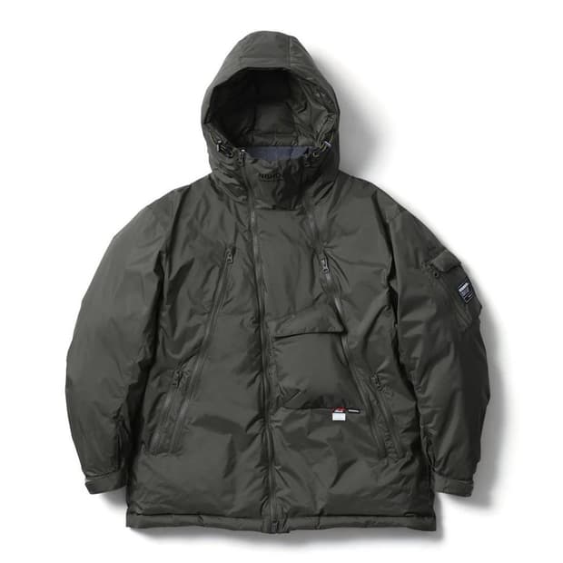 nanga x neighborhood 올리브 다운 자켓 구매