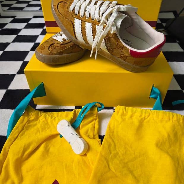 정품 구찌 아디다스 콜라보 가젤