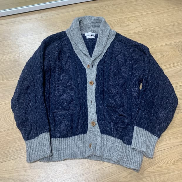 90-95)Ami 일본 빈티지 숄카라가디건