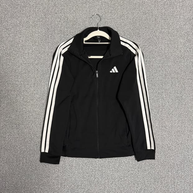 아디다스 삼선 신형 웜업 져지 블랙 M 트랙탑