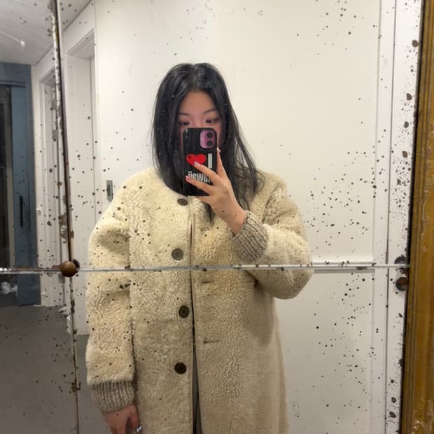 milena silvano 양털 자켓