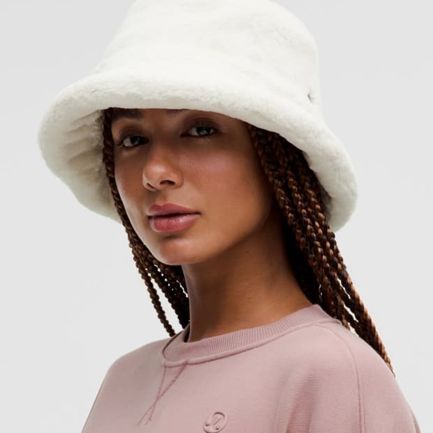 [택상품] 룰루레몬 플러쉬 플리스 버킷햇 58