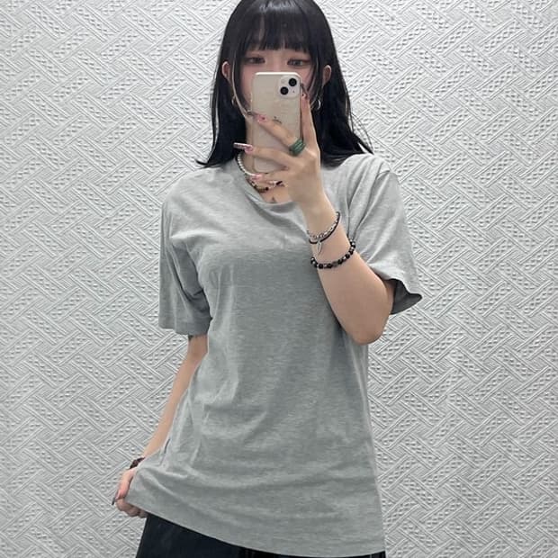 스톤아일랜드 빈티지 모던 캐주얼 무지 반팔티 M C12061