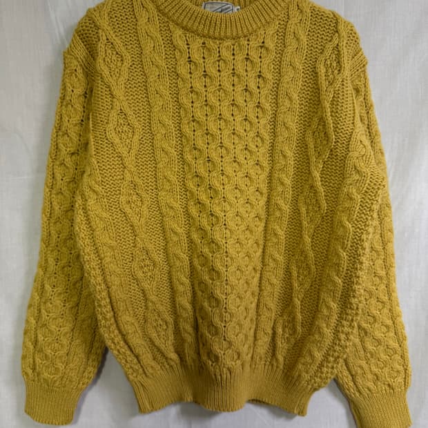 케리울른밀즈 아란 울 스웨터 38 (kerry woollen mills)