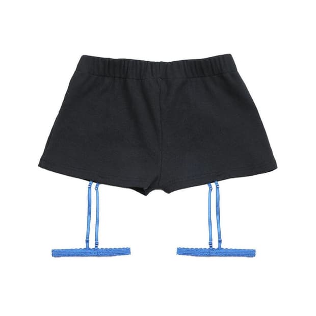 구함) 오스하이 가터 쇼츠 블랙