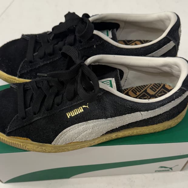 푸마 puma 스웨이드 VTG 더 네버 원 블랙 260