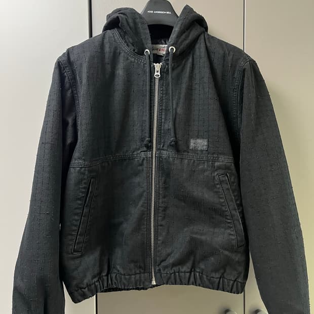 스투시 워크 자켓 CANVAS NEEDLE PUNCH - S사이즈