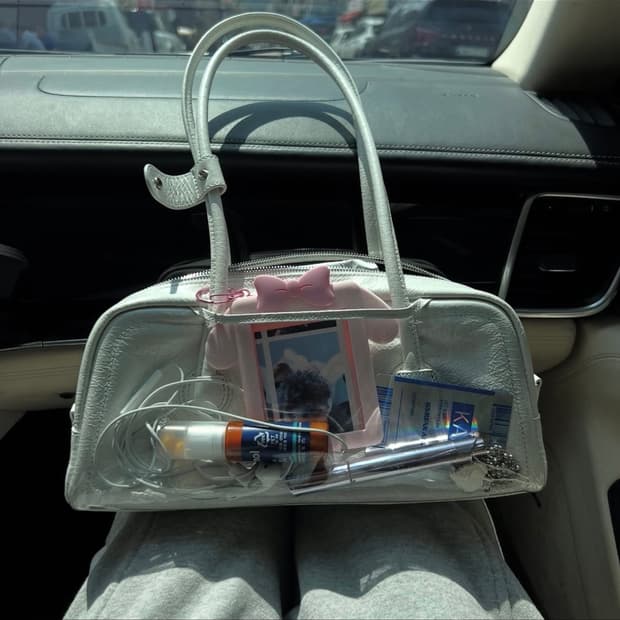 마지셔우드 숄더백 클리어 포켓