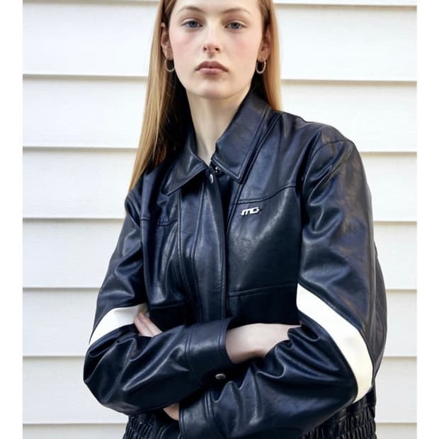 마리떼 레더 블루종