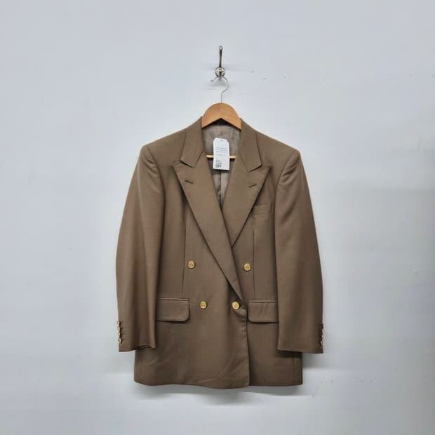 빈티지 버버리 더블 브레스트 블레이저 남녀공용 M