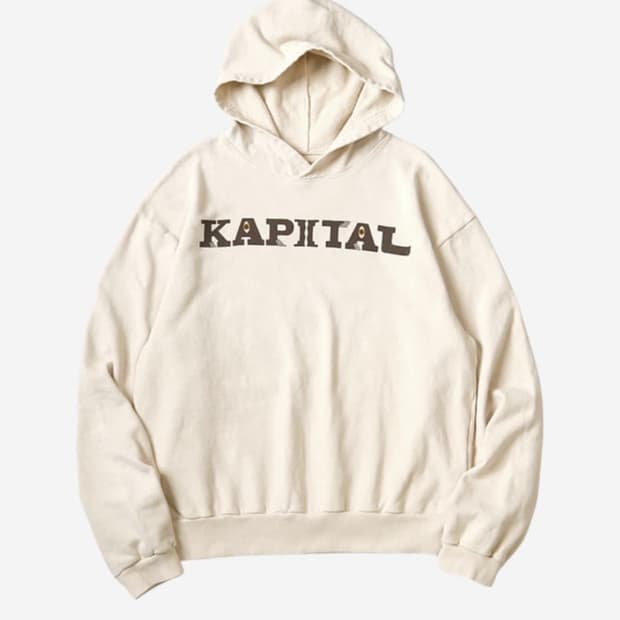 캐피탈 로고 후드 스피크이지 키나리 3사이즈