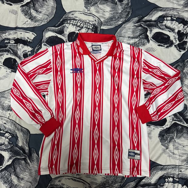 90s 엄브로 올드 트레이닝 긴팔져지 100사이즈