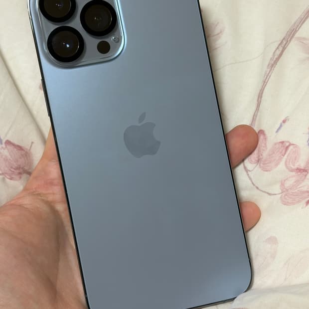 아이폰 13pro max 256gb 시에라 블루