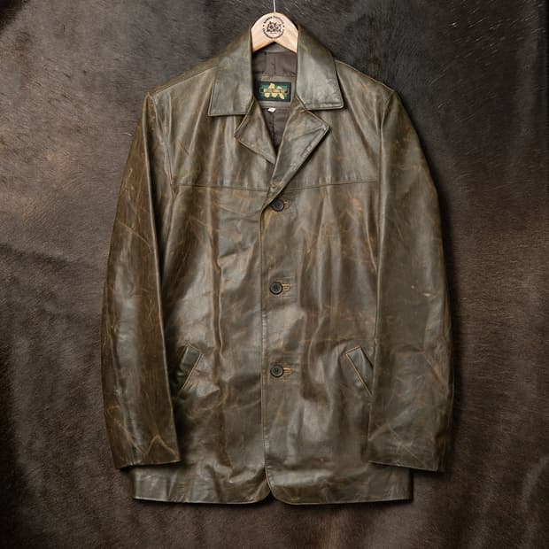 [100] 70s MITICI ANNI 60 이태리 메이드 레더하프코트 