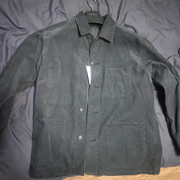 유니클로 코듀로이 재킷 L 사이즈 다크 그레이