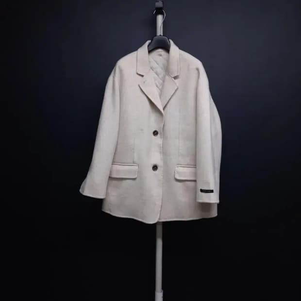 새 BLANK 블랭크 플랫 핸드메이드 자켓 F