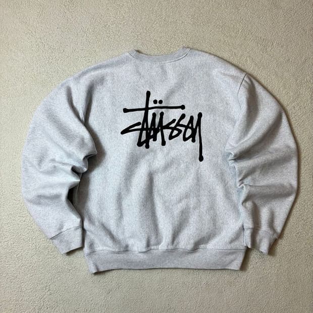 스투시 베이직 크루넥 스톤 맨투맨 PN6914