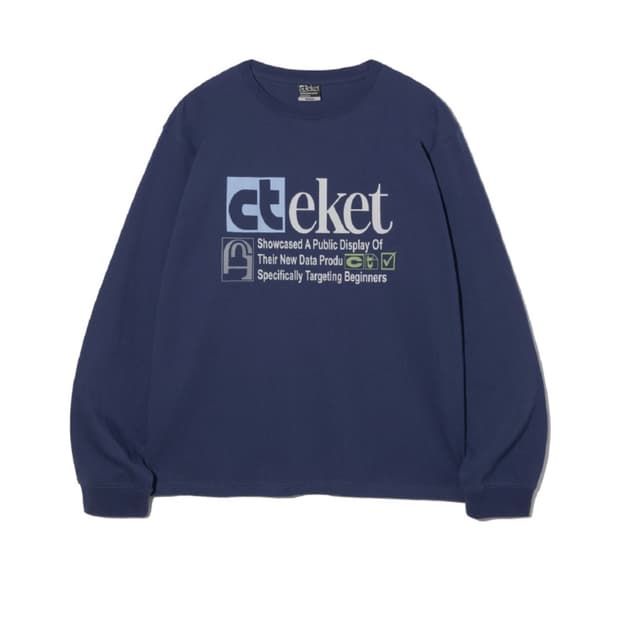 택ㅇ 테켓 네이비 긴팔  티셔츠 롱슬리브 m사이즈
