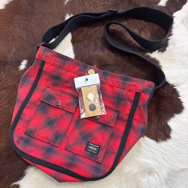 Porter 포터 체크 크로스백