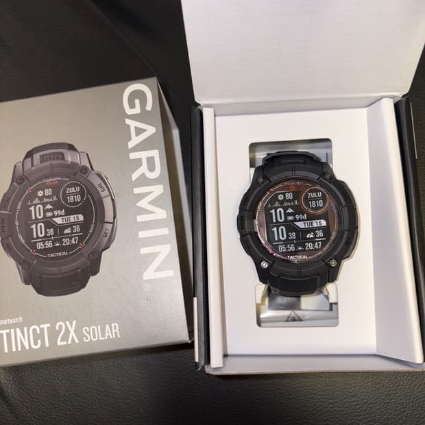 가민 인스팅트 2x 솔라 블랙(택티컬) 