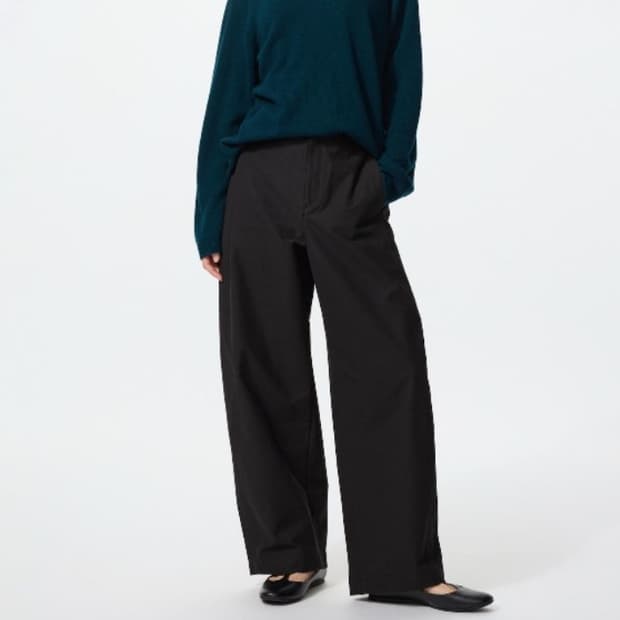 유니클로 저지배럴레그팬츠 [블랙/새상품]