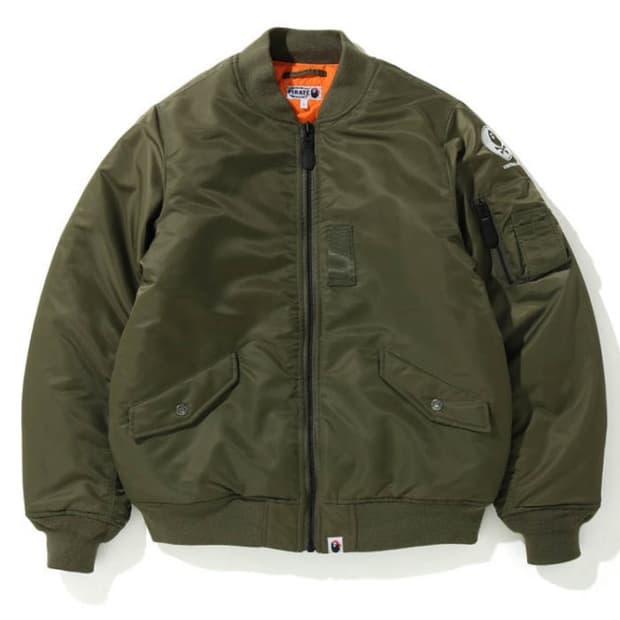 BAPE APE 크로스본 MA-1 L
