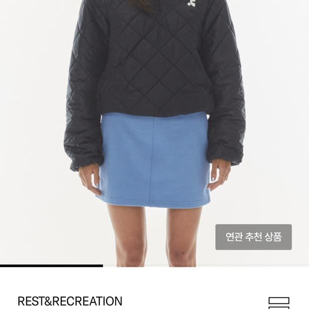 24FW 레스트앤레크레이션 퀄팅 아노락