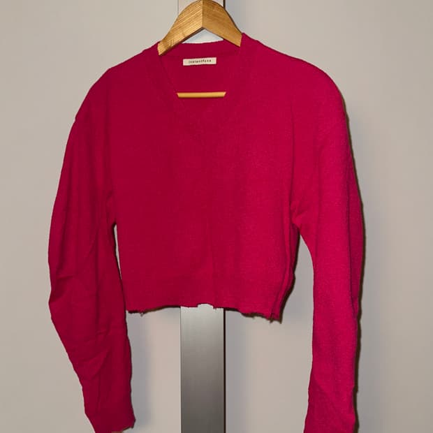 인스턴트펑크 핑크 니트