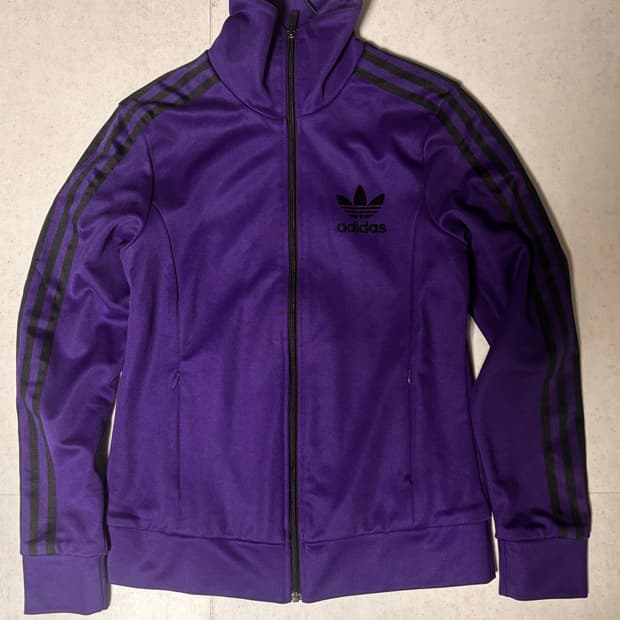 아디다스 자켓 퍼플