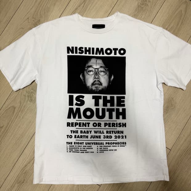 NISHIMOTO IS THE MOUTH 반팔