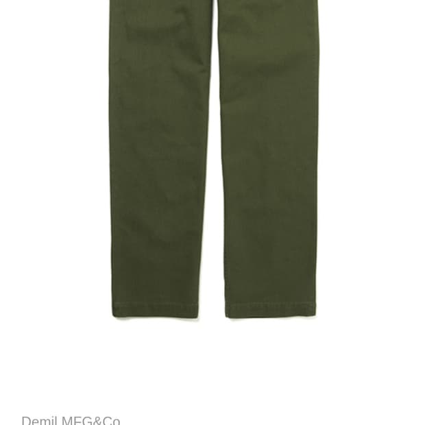 데밀 032 치노 팬츠 카키 M