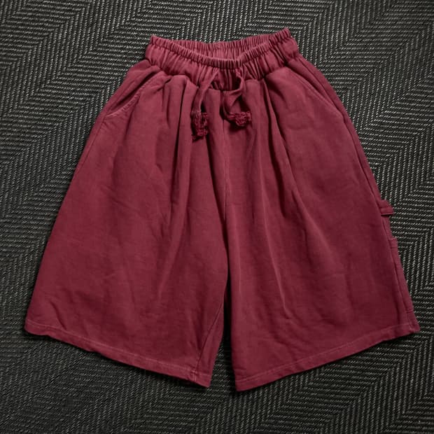 Mujeun 카펜터 스웻 버뮤다 트레이닝 팬츠o 4532