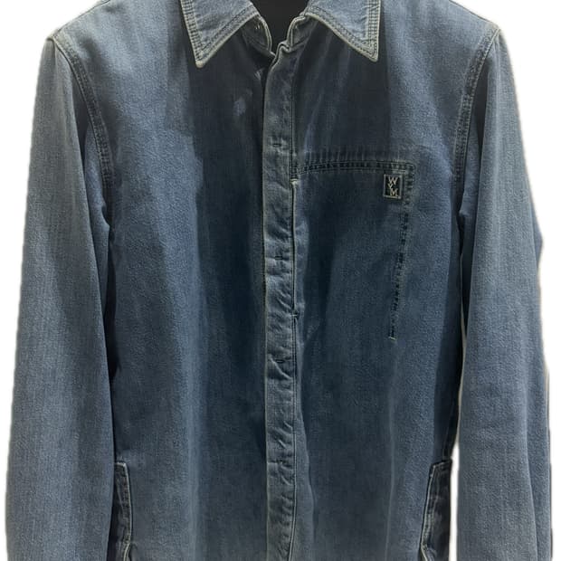 우영미 23ss 니캘로고 데님 셔츠 46