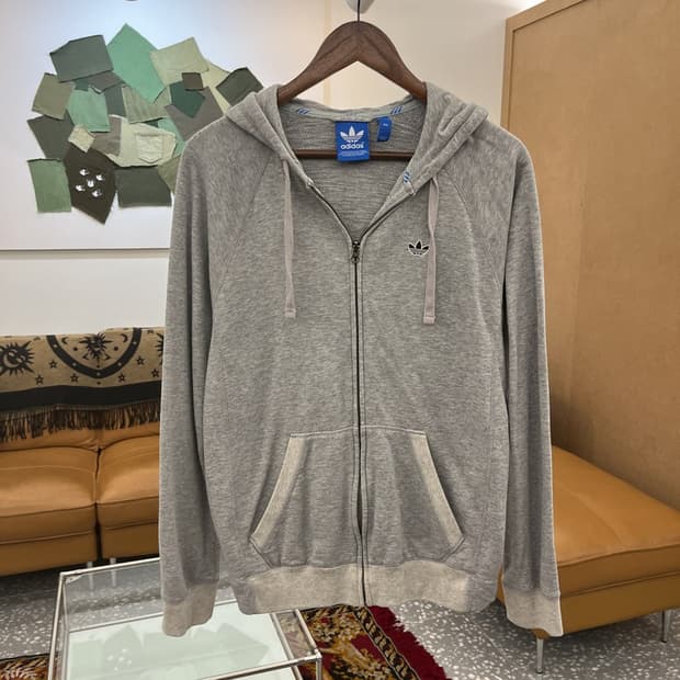 아디다스 자수로고 캐주얼 후드집업 95 C05564