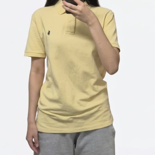 폴로 카라티셔츠 노란색