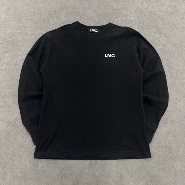  S LMC 블랙 긴팔 티셔츠