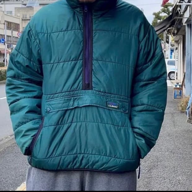 (L)80s ll bean 프리마로프트 풀오버