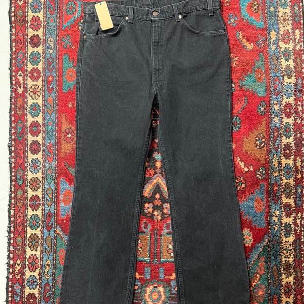 90's USA Made 빈티지 리바이스 517 블랙 오렌지탭 517