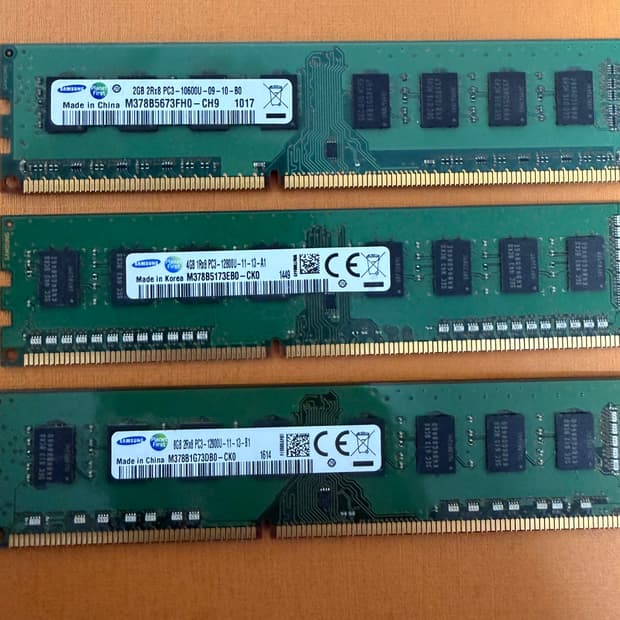 삼성 DDR3 2GB 4GB 8GB RAM 메모리 판매합니다