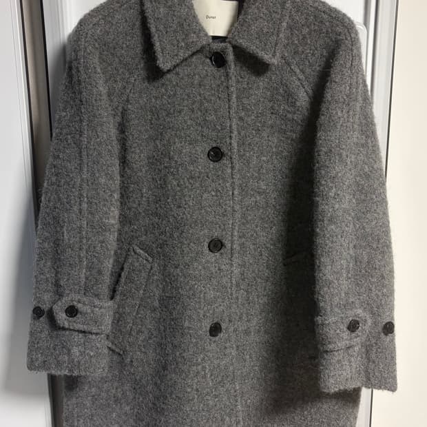 DUNST알파카하프맥코트/Melange Grey/S(55-66)/새상품