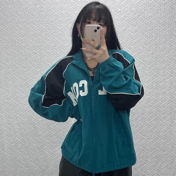 볼컴 올드스쿨 레트로 스트릿 펑크 바람막이 자켓 M C09056